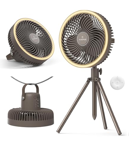 Amazon | ポータブル扇風機 ENERFAN2 専用ケース付きセット (ブラック